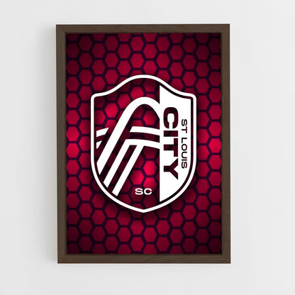 ap-st louis city sc-6 cadre Bois foncé
