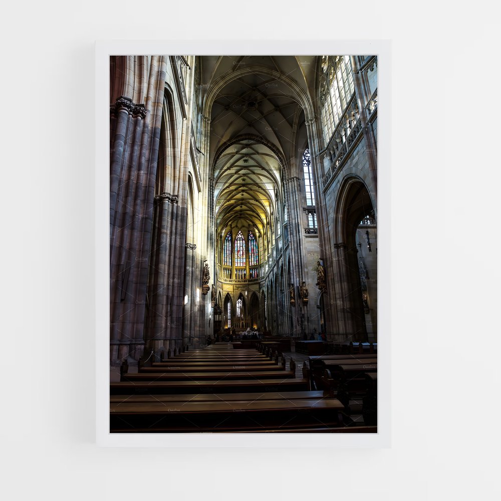 ap-st vitus cathedral-9 cadre Blanc