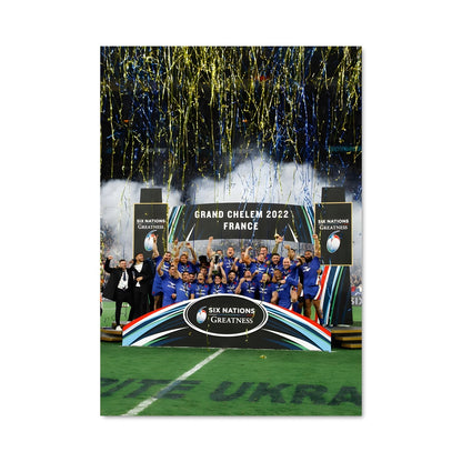 Poster Triomphe Bleu