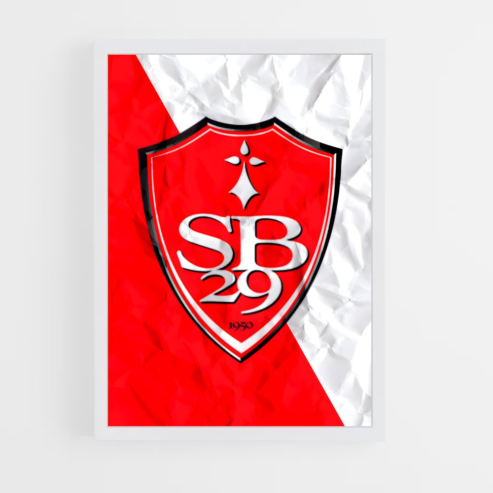ap-stade brestois 29-1 cadre Blanc