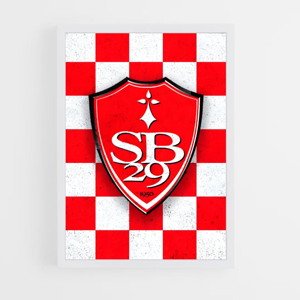 ap-stade brestois 29-2 cadre Blanc