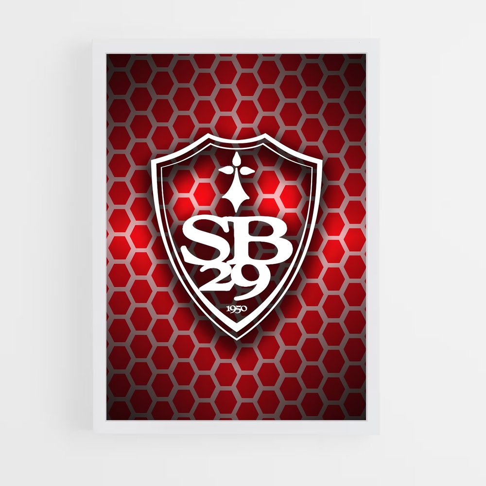 ap-stade brestois 29-4 cadre Blanc