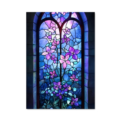 Poster Fleurs de Verre
