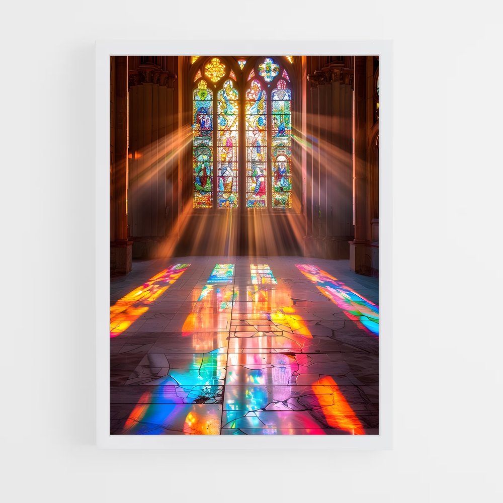 ap-stained glass windows-3 cadre Blanc
