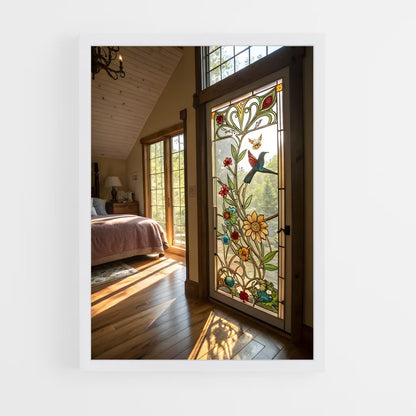 ap-stained glass windows-4 cadre Blanc