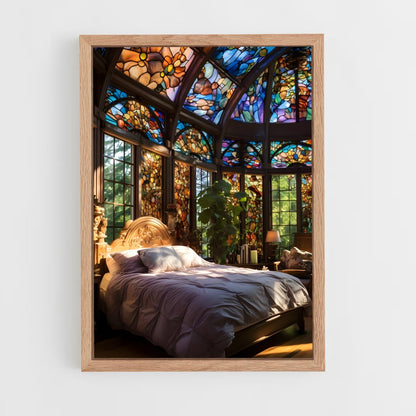 ap-stained glass windows-5 cadre Bois clair