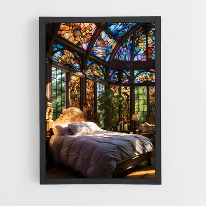 ap-stained glass windows-5 cadre Noir