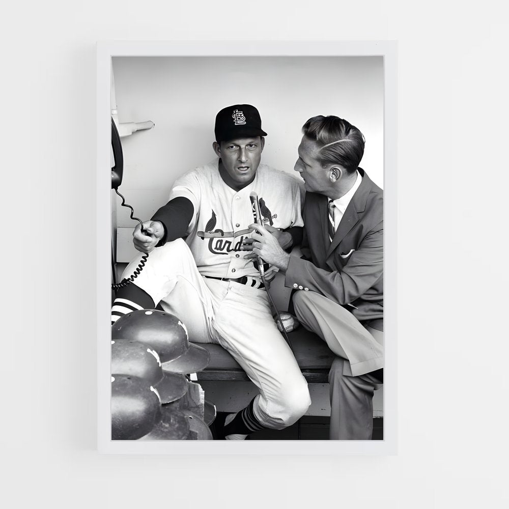 ap-stan musial-2 cadre Blanc