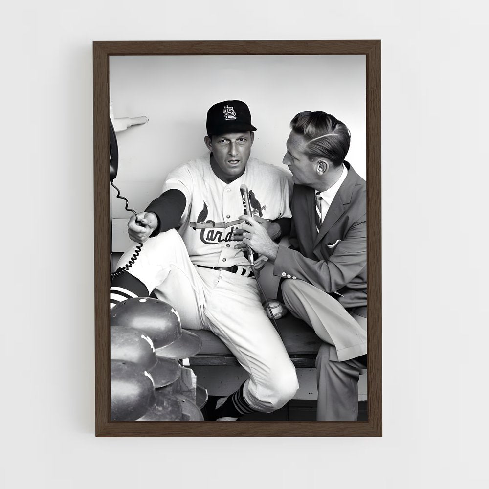 ap-stan musial-2 cadre Bois foncé