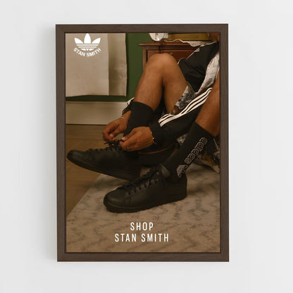 ap-stan smith-4 cadre Bois foncé