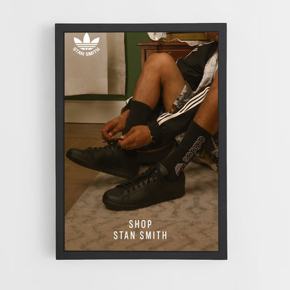 ap-stan smith-4 cadre Noir