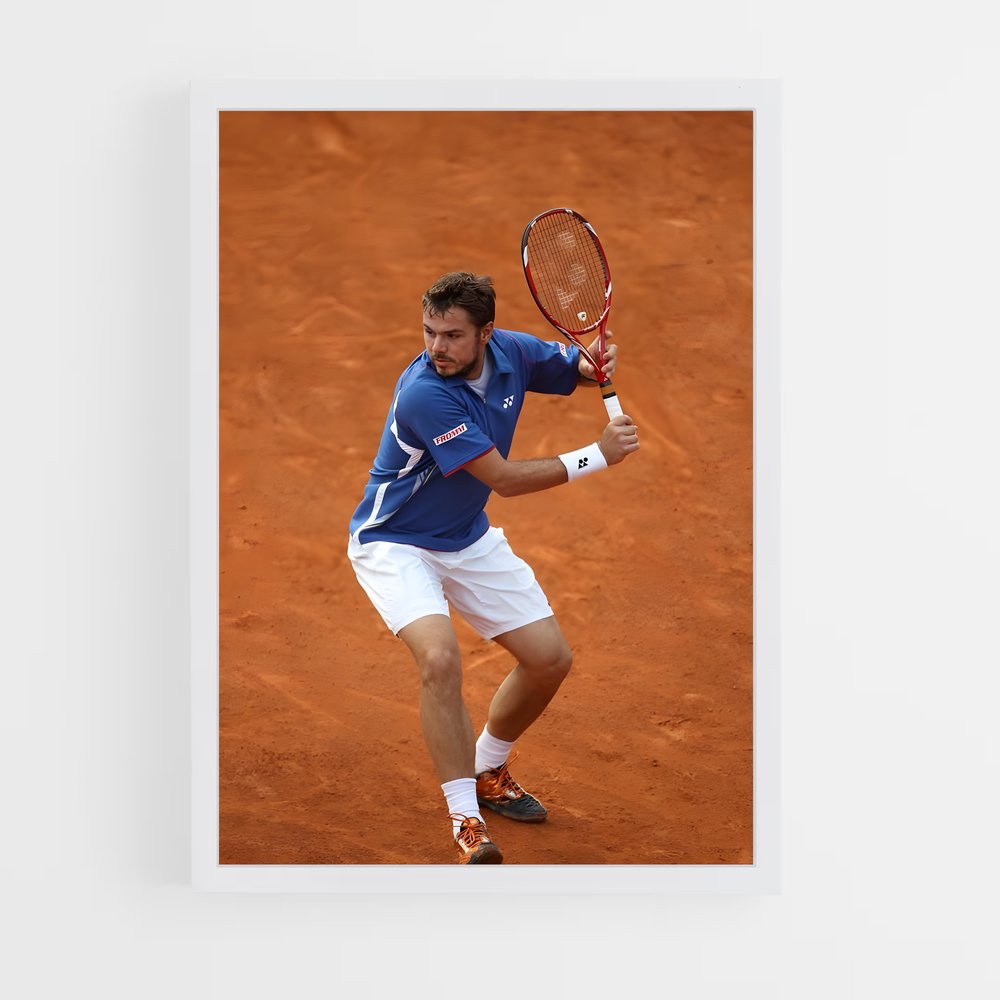 ap-stan wawrinka-4 cadre Blanc