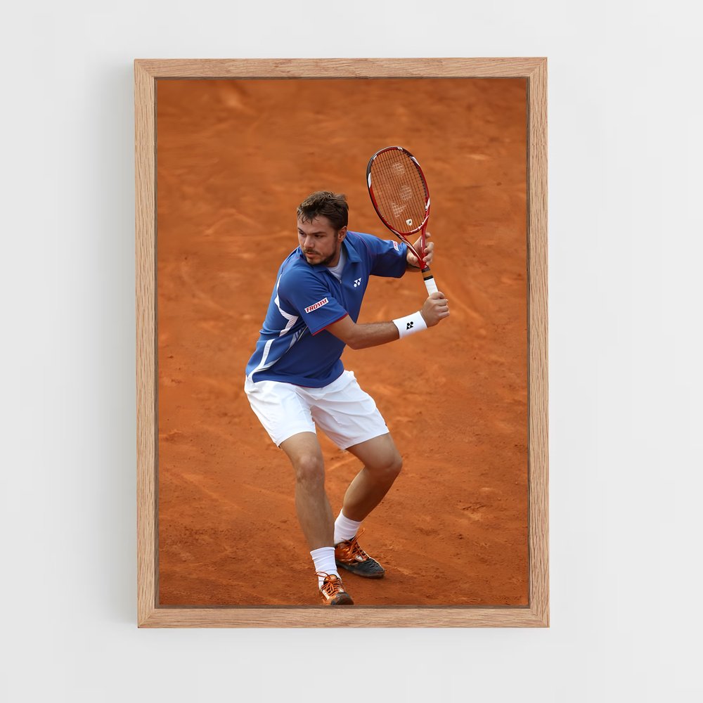 ap-stan wawrinka-4 cadre Bois clair