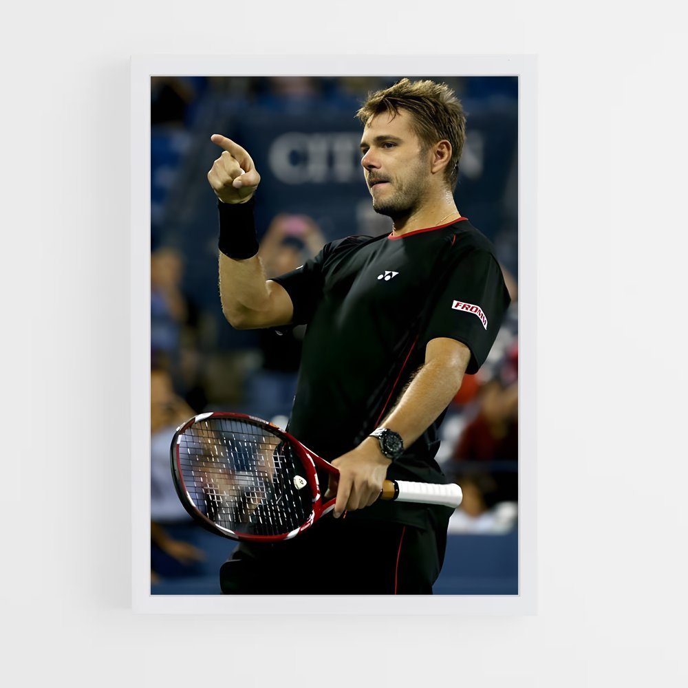 ap-stan wawrinka-5 cadre Blanc