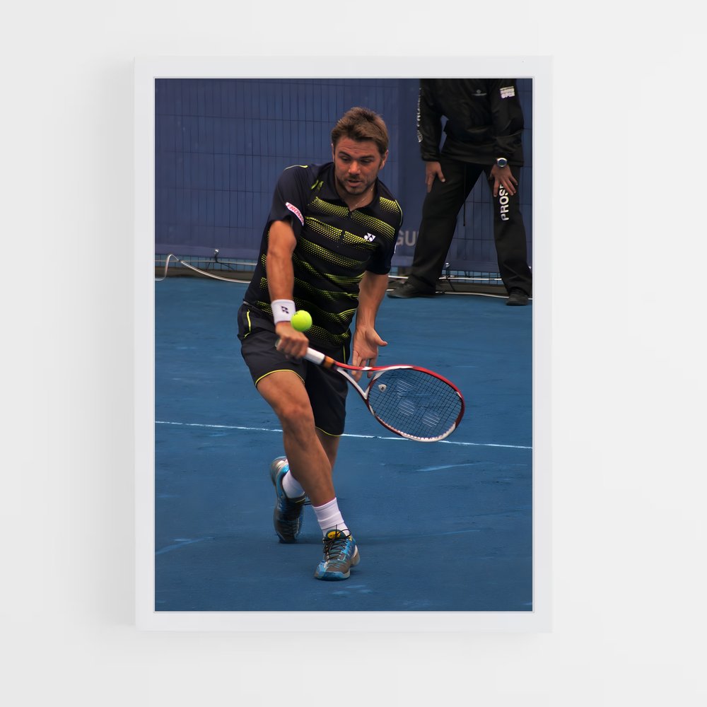 ap-stan wawrinka-6 cadre Blanc