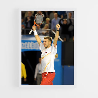 ap-stan wawrinka-7 cadre Blanc