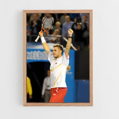 ap-stan wawrinka-7 cadre Bois clair