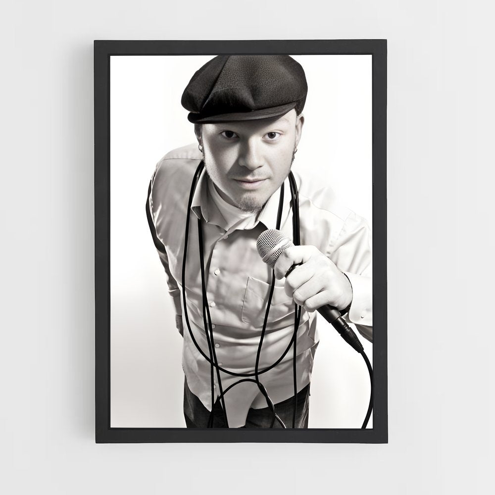 ap-stand up comedian-7 cadre Noir