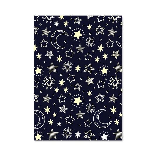 Poster Étoiles Lunaires