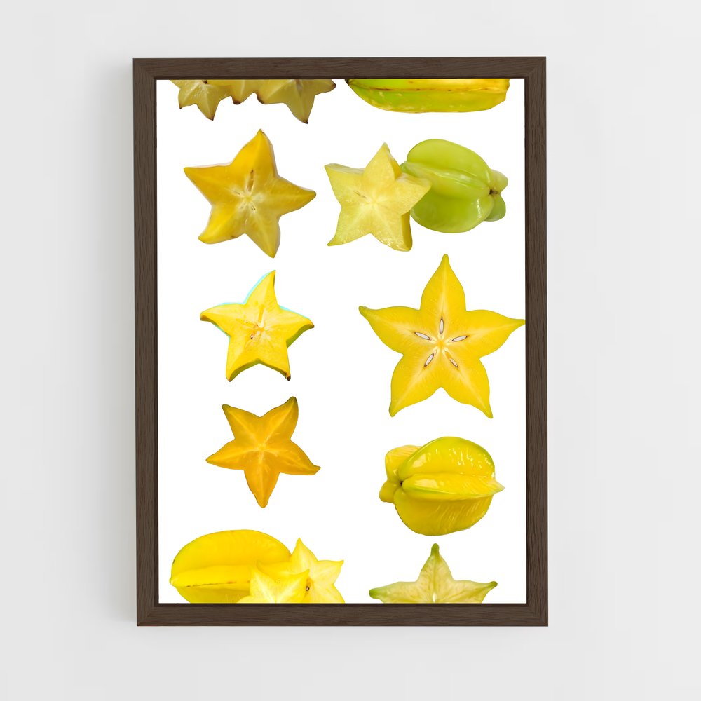 ap-star fruit-1 cadre Bois foncé