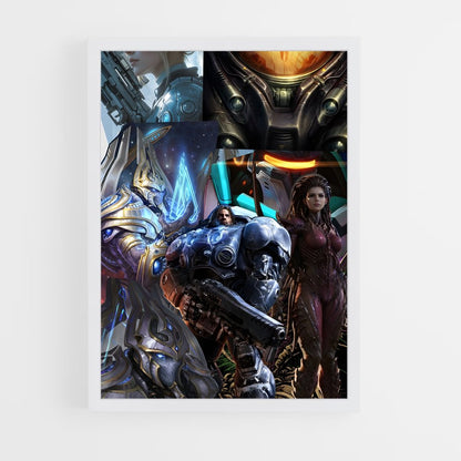 ap-starcraft-2 cadre Blanc