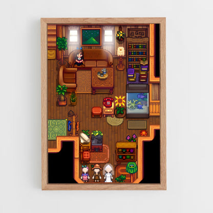 ap-stardew valley-1 cadre Bois clair