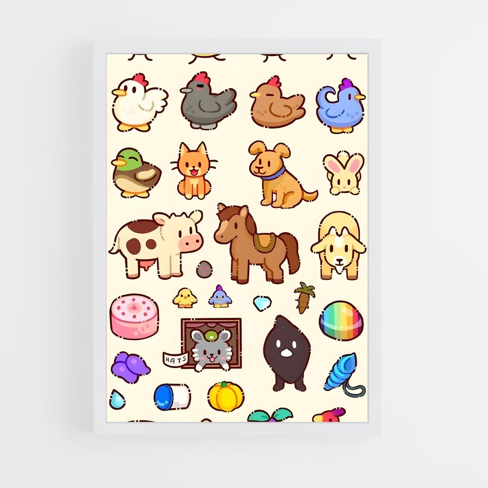 ap-stardew valley-2 cadre Blanc