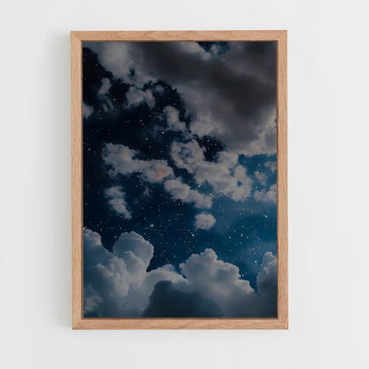 ap-starry sky-4 cadre Bois clair