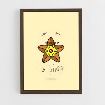 ap-staryu-1 cadre Bois foncé