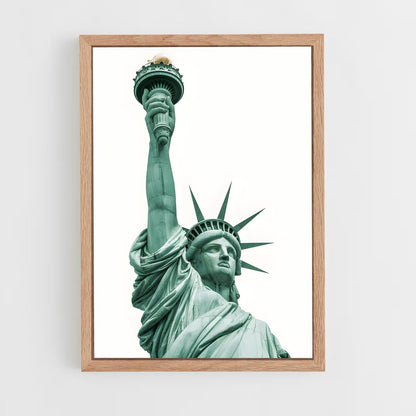 ap-statue of liberty-17 cadre Bois clair