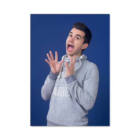 Poster Hoodie Funny Face