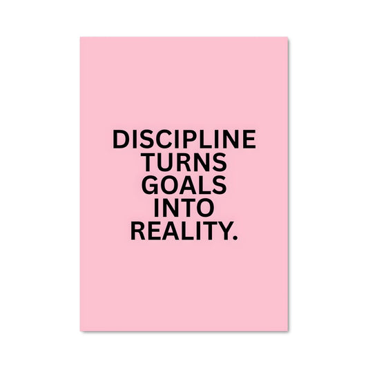 Poster Discipline en Action