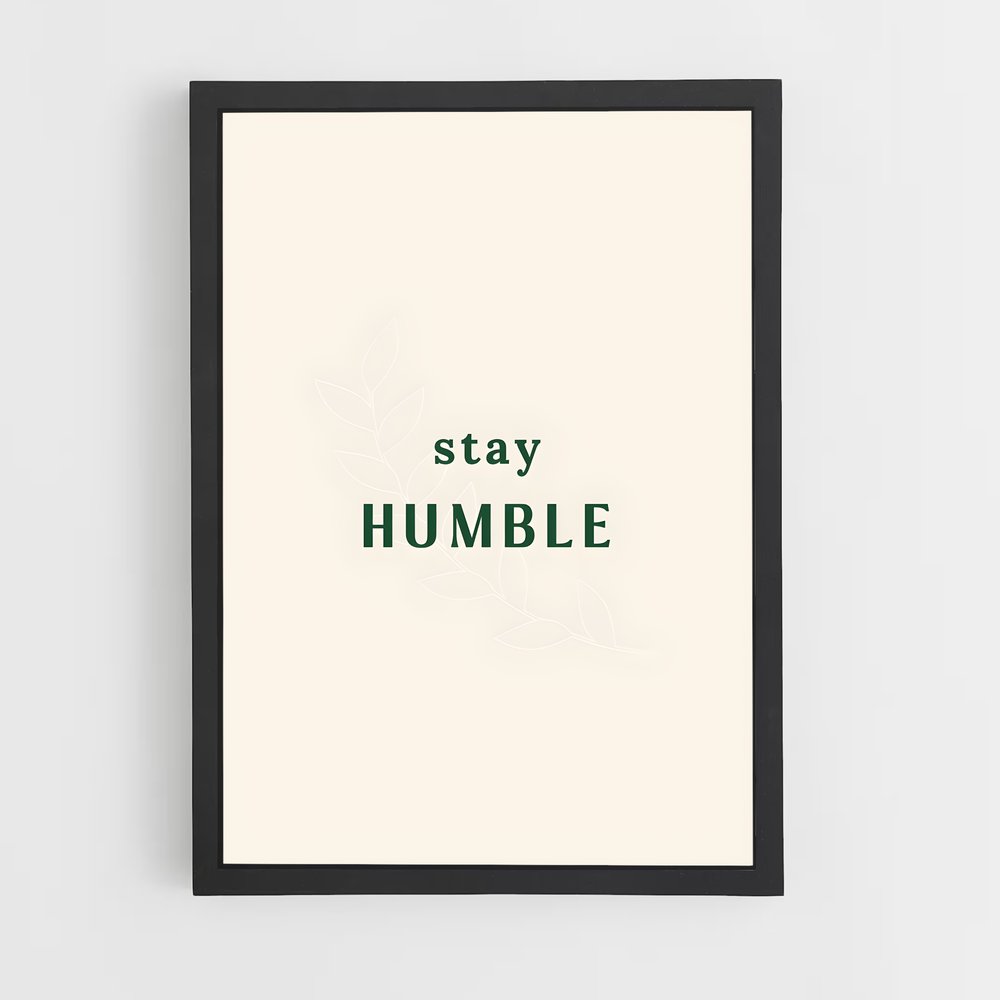 ap-stay humble-4 cadre Noir