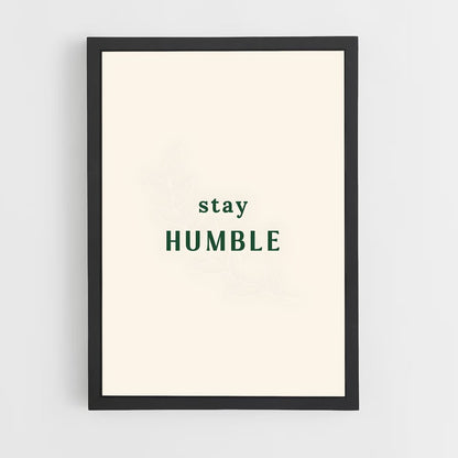 ap-stay humble-4 cadre Noir