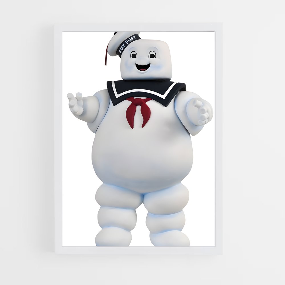 ap-stay puft marshmallow man-1 cadre Blanc