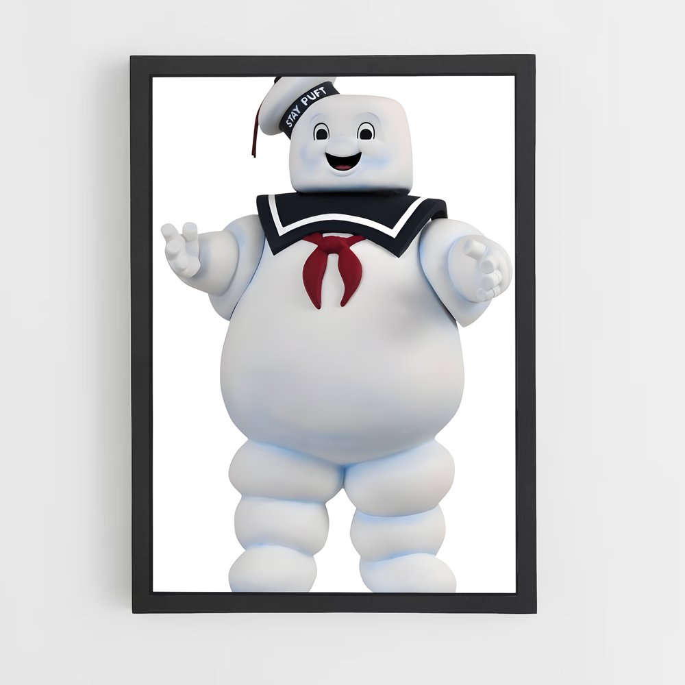 ap-stay puft marshmallow man-1 cadre Noir