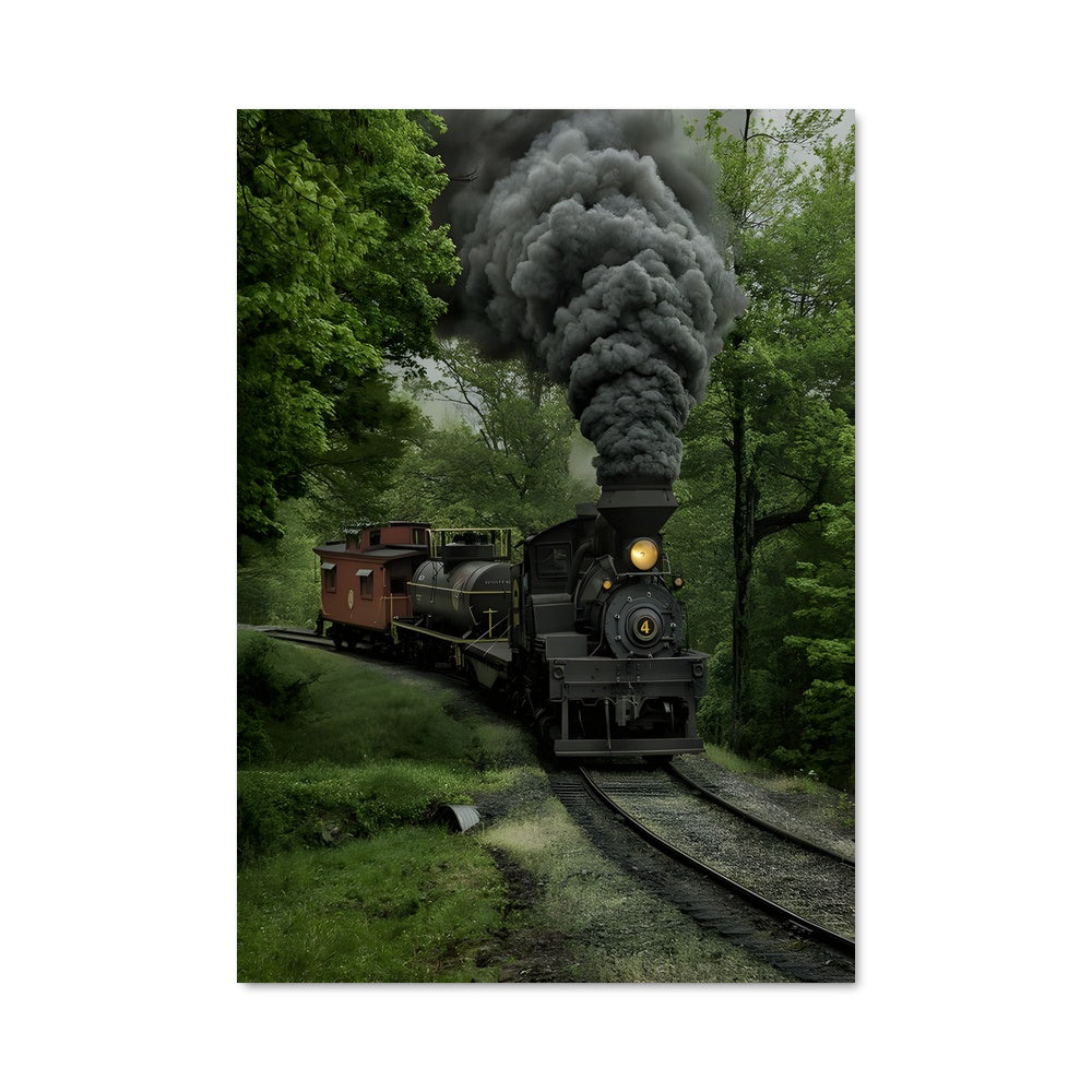 Poster Voyage à Vapeur