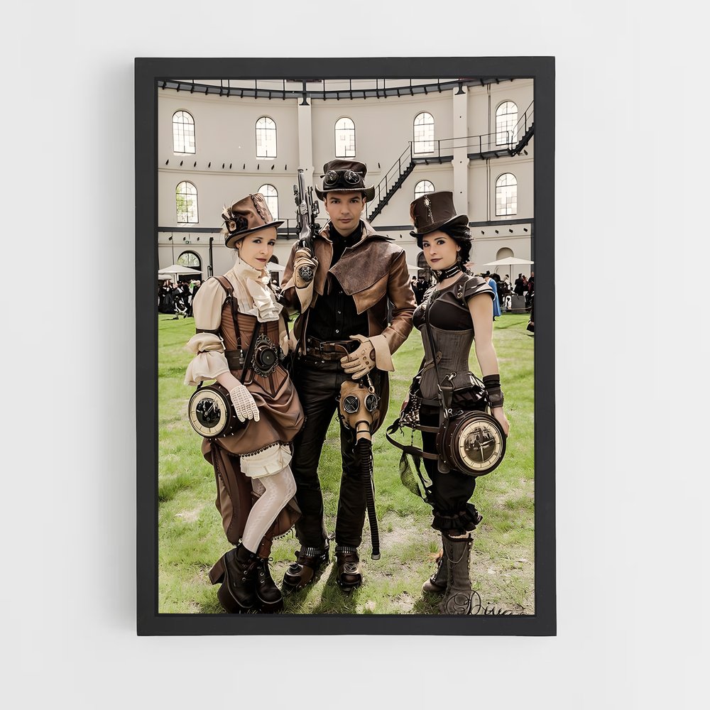 ap-steam punk-4 cadre Noir
