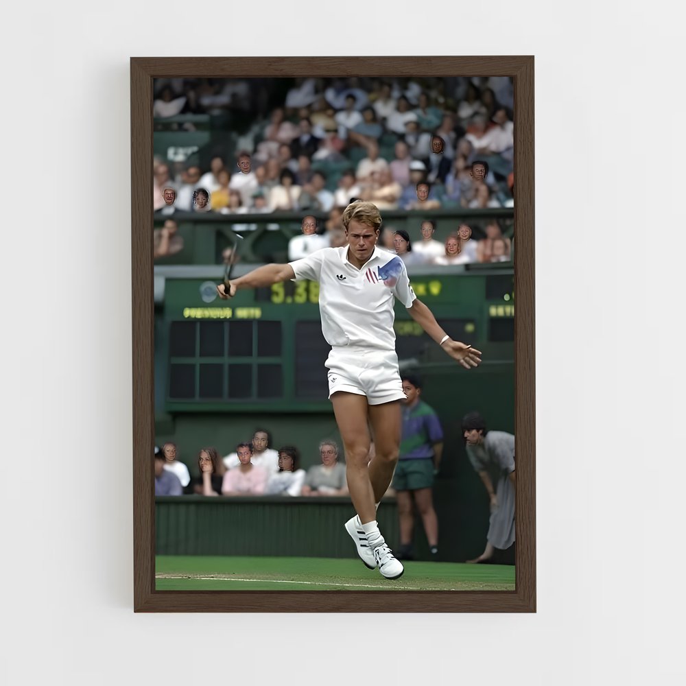ap-stefan edberg-1 cadre Bois foncé