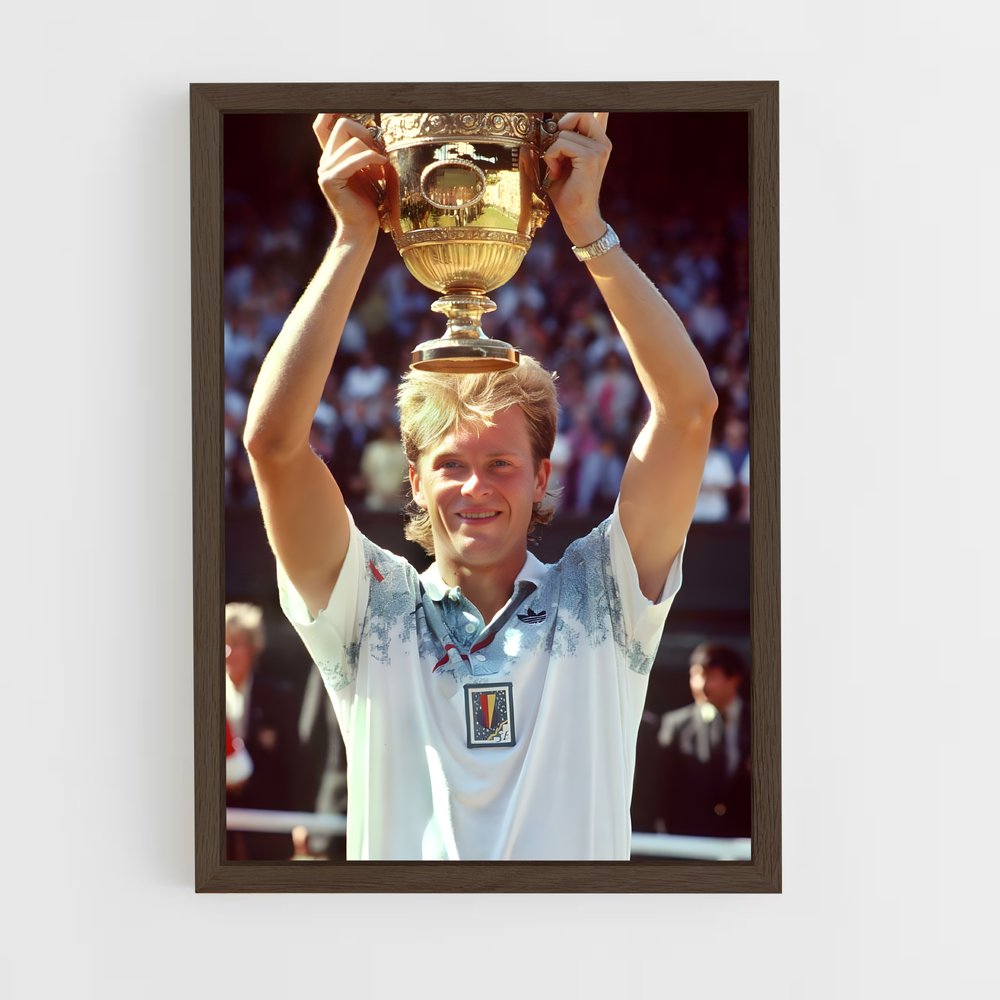 ap-stefan edberg-4 cadre Bois foncé