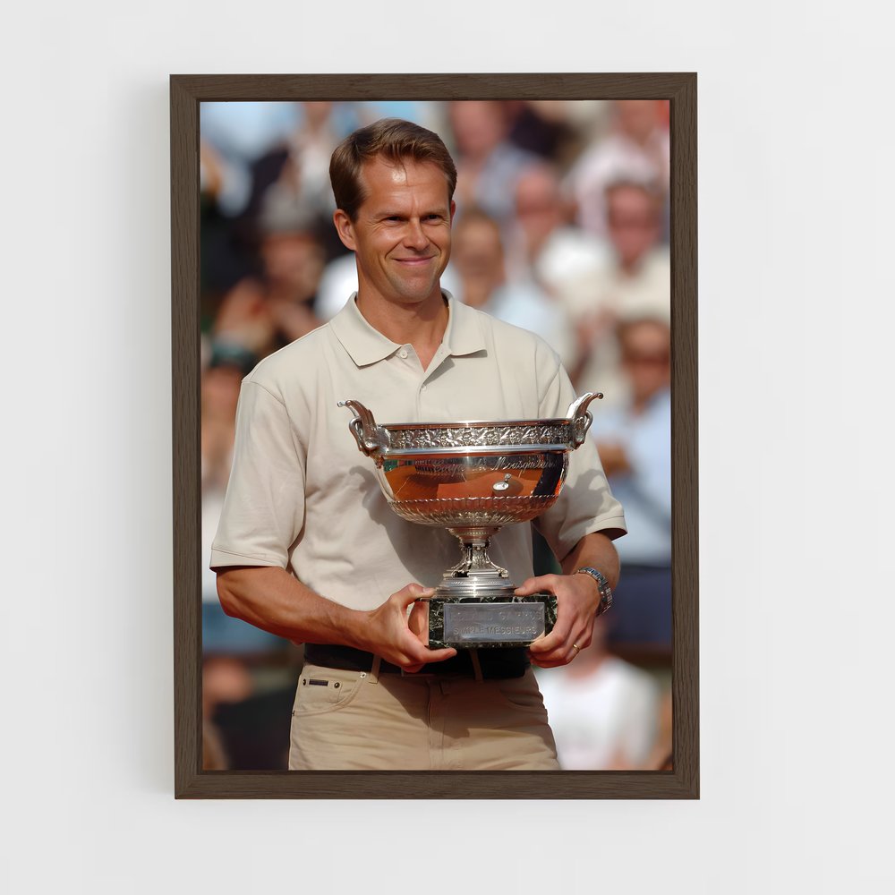 ap-stefan edberg-5 cadre Bois foncé