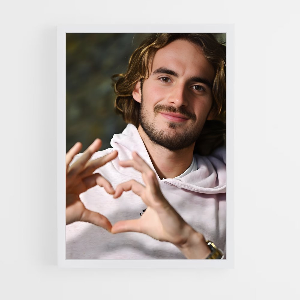 ap-stefanos tsitsipas-2 cadre Blanc