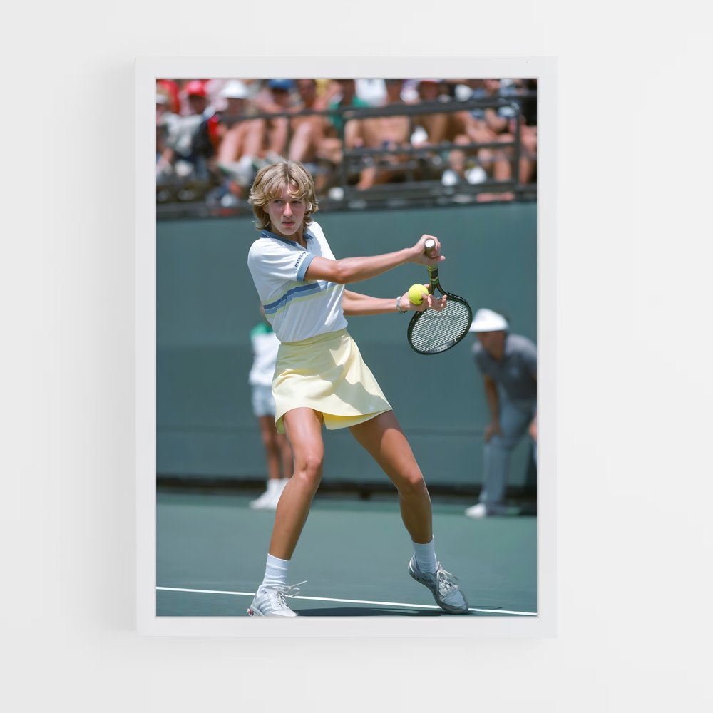 ap-steffi graf-2 cadre Blanc