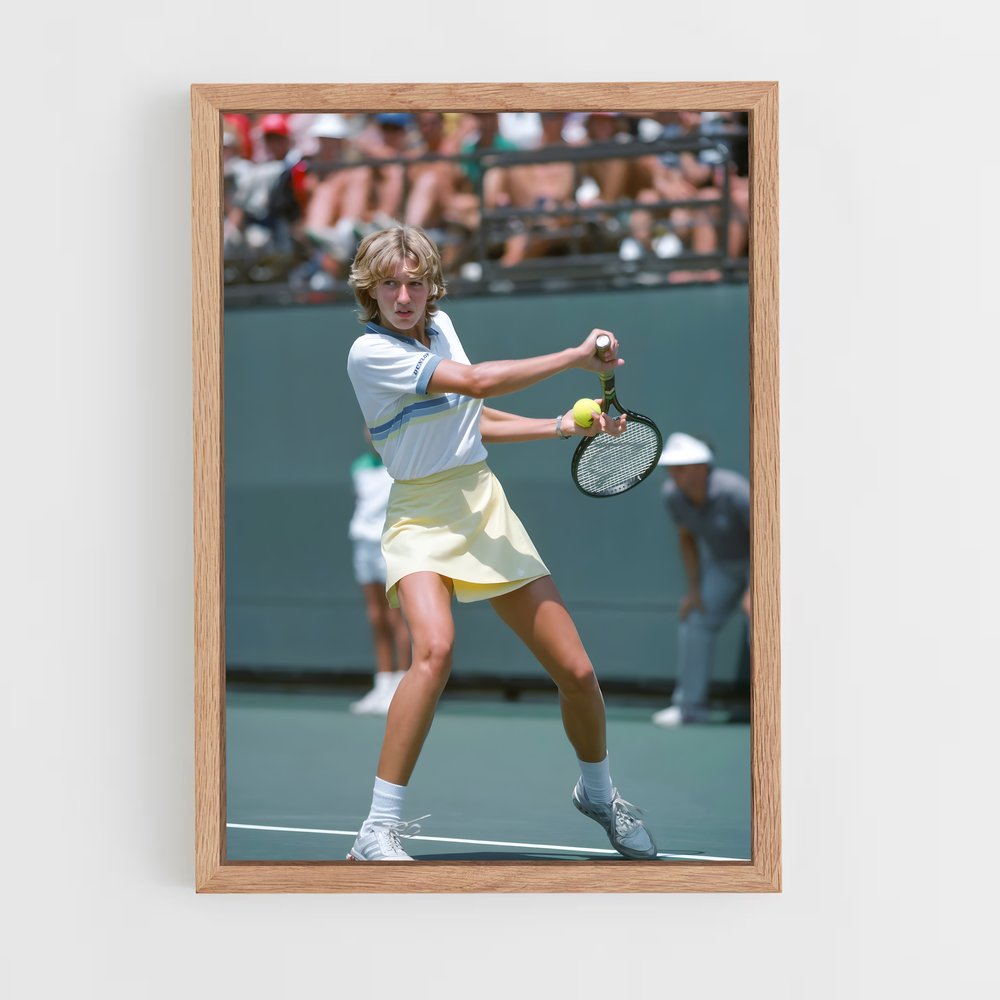 ap-steffi graf-2 cadre Bois clair