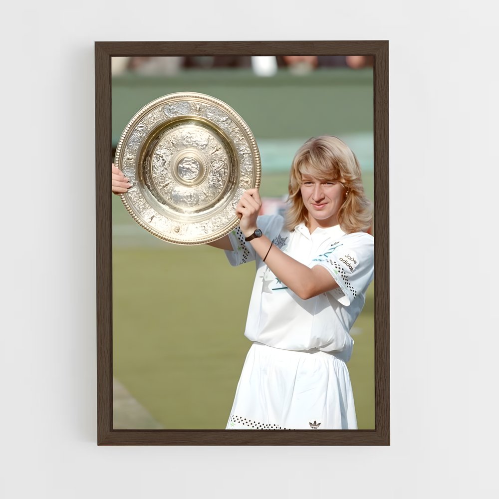 ap-steffi graf-4 cadre Bois foncé