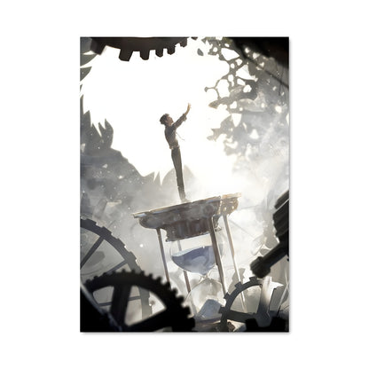 Poster Steins Gate: L'Équilibre du Temps