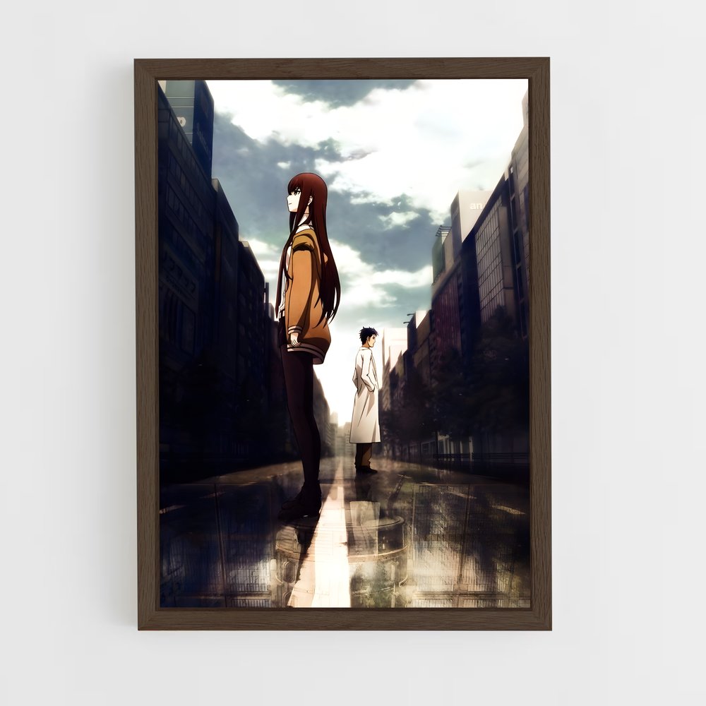 ap-steins gate-6 cadre Bois foncé