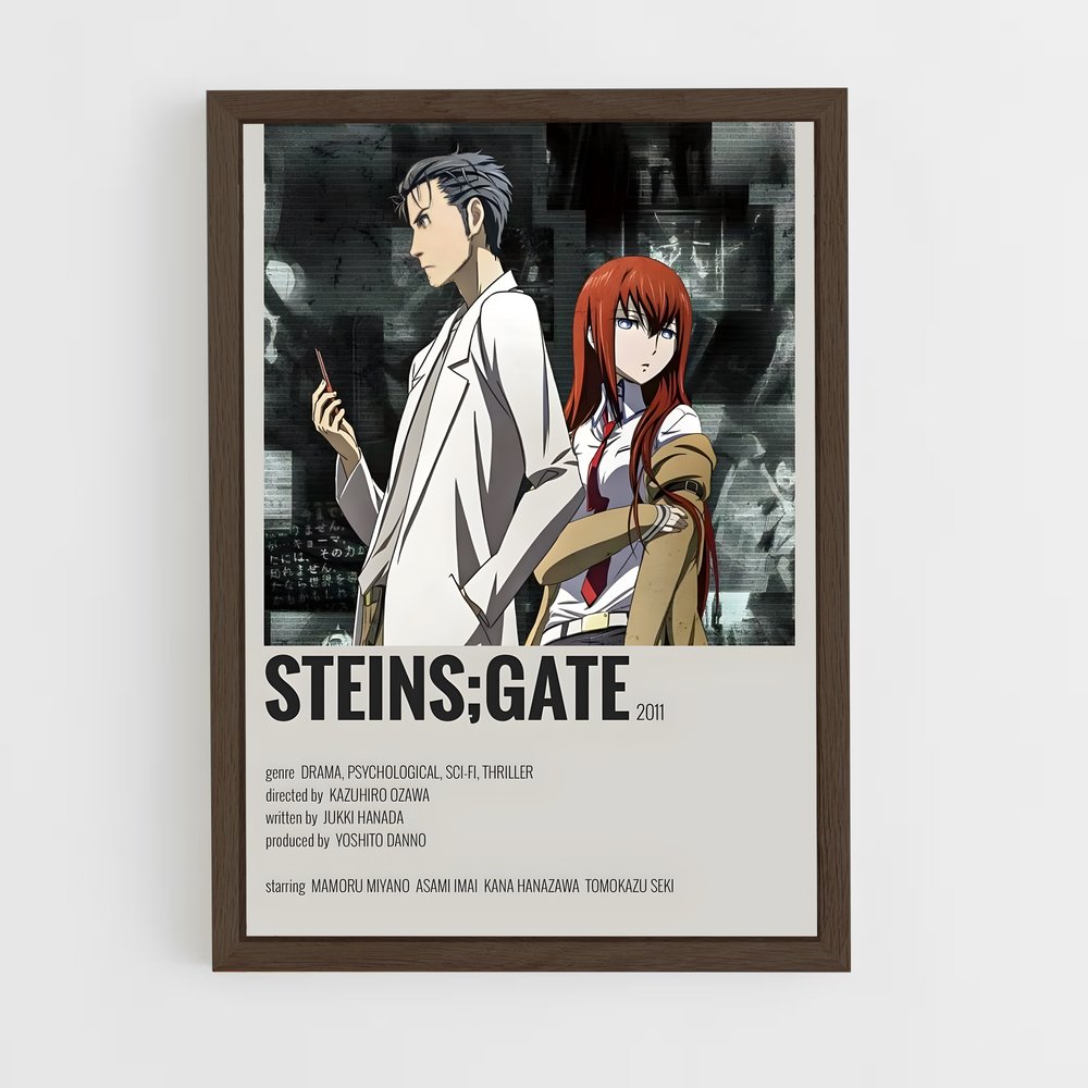 ap-steins gate-7 cadre Bois foncé