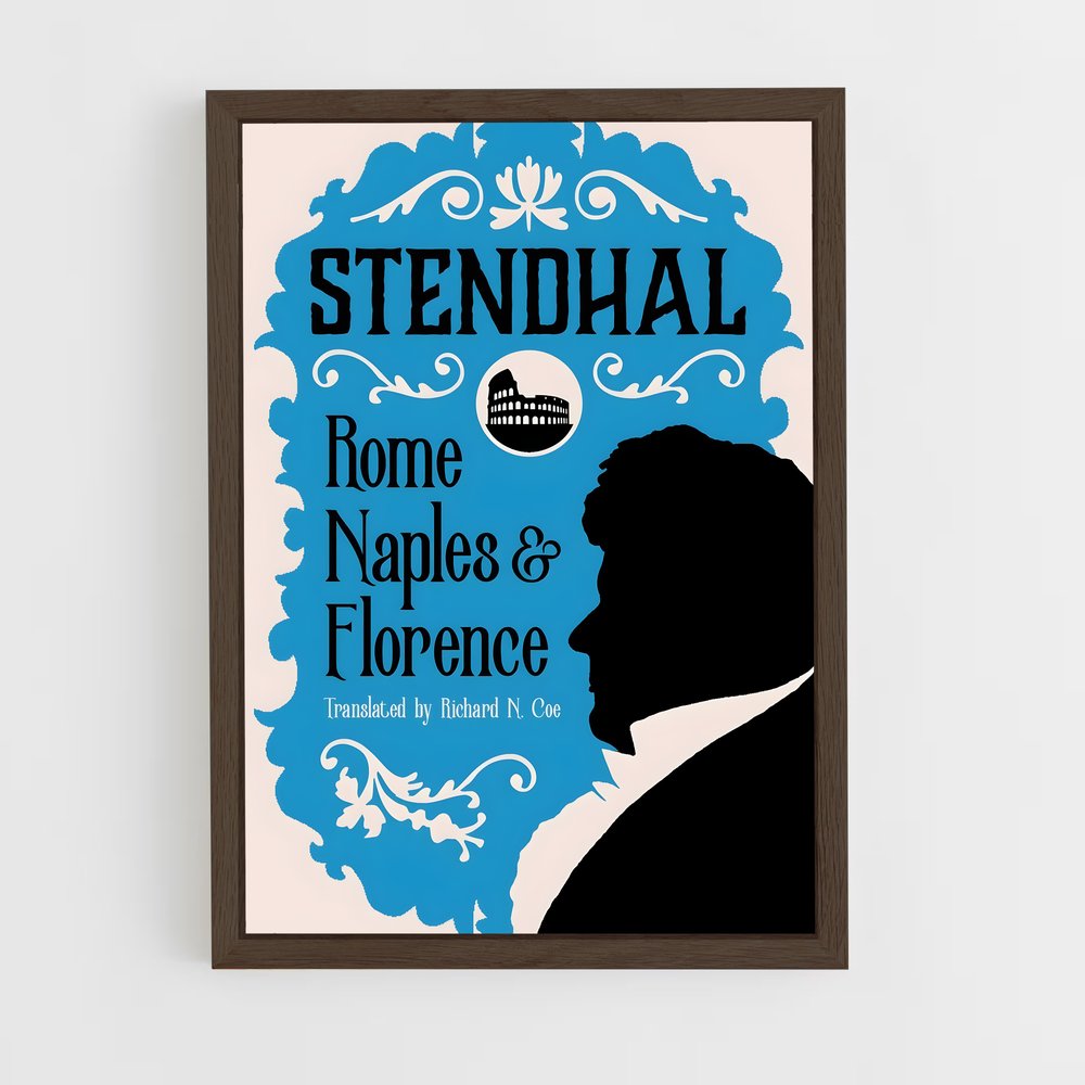 ap-stendhal-9 cadre Bois foncé