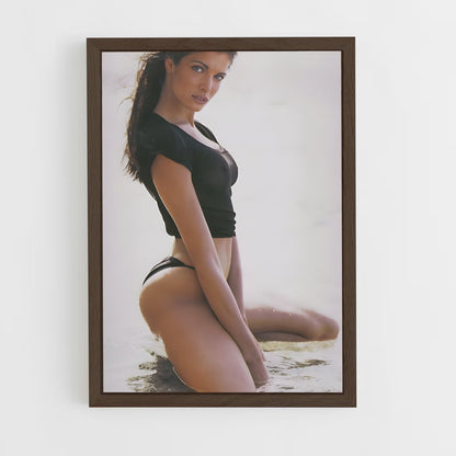 ap-stephanie seymour-1 cadre Bois foncé